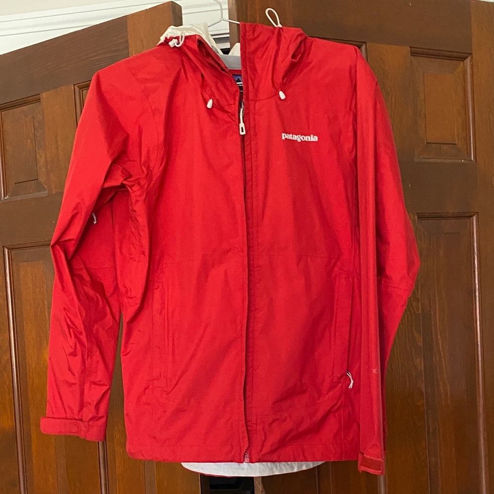Patagonia Women’s Red Raincoat